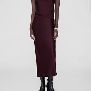 ANINE Bing Silk Skirt